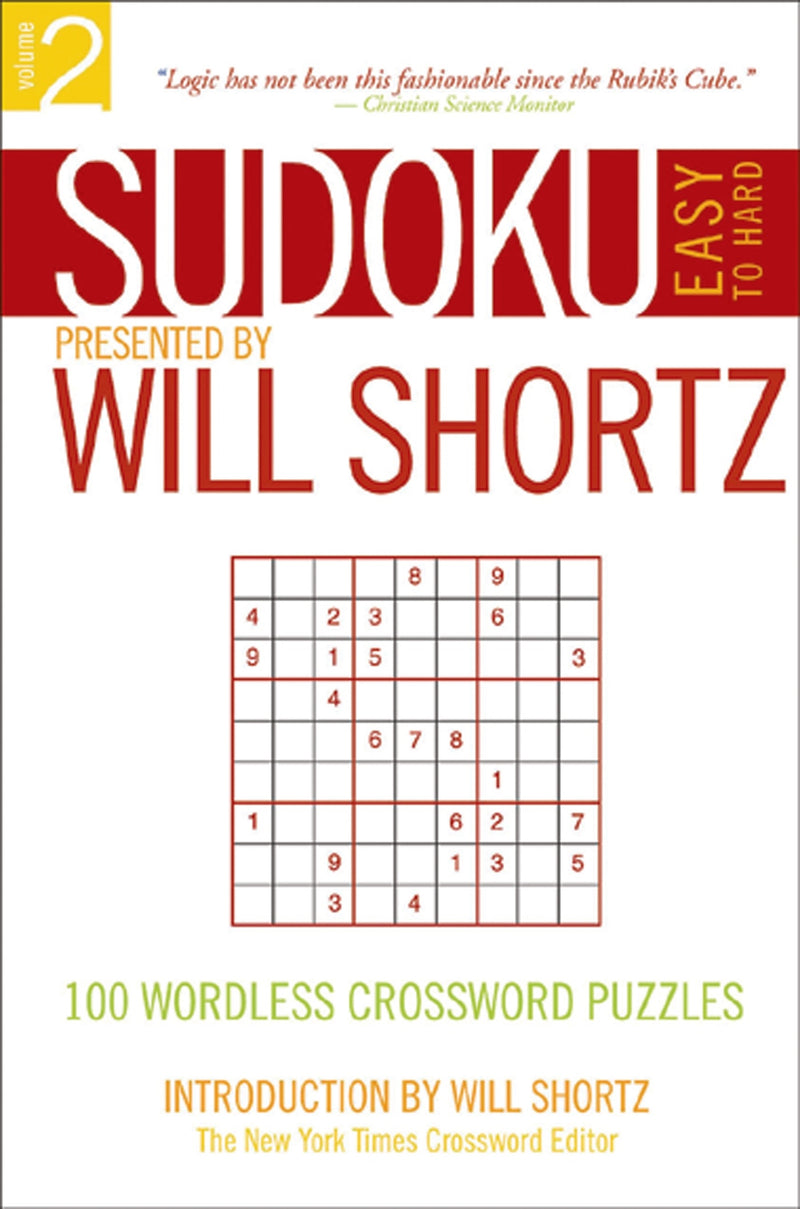 Sudoku Easy to Hard Presented by Will Shortz, Volume 2