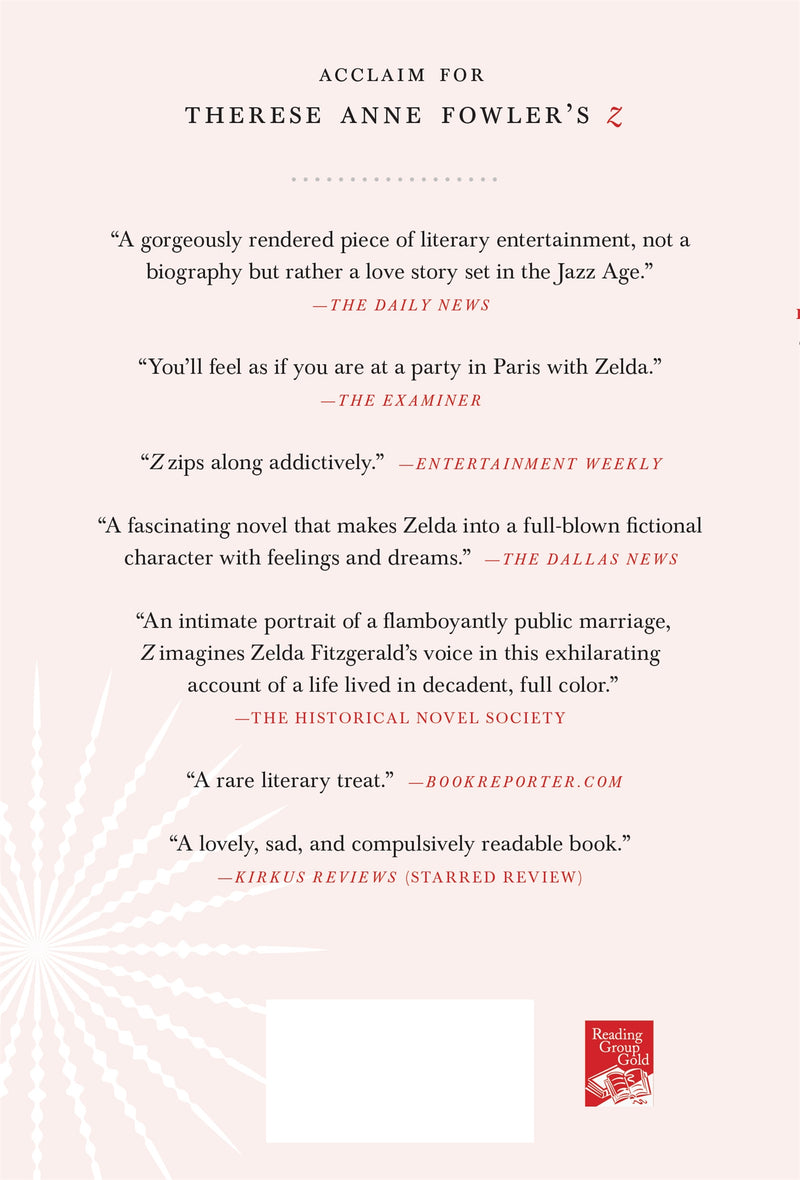 Z: A Novel of Zelda Fitzgerald