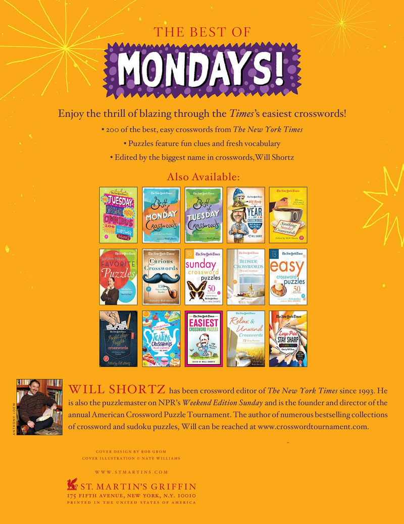 The New York Times More Monday Crossword Puzzles Omnibus Volume 2