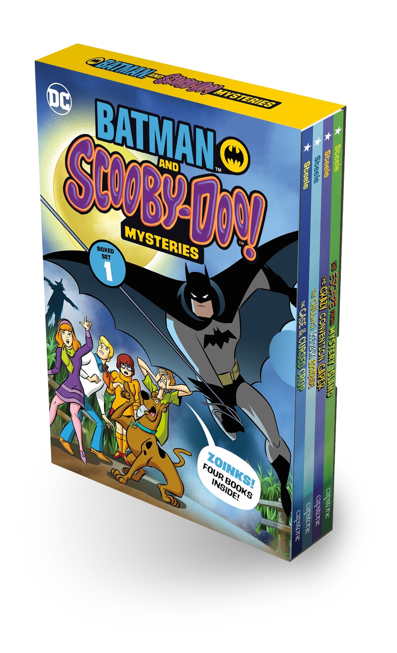 Batman and Scooby-Doo! Mysteries Boxed Set #1: The Case of the Cursed Crop, The Chilling Ice Rink Escapade, The Crazy Convention Caper, The Escape from Mystery Island