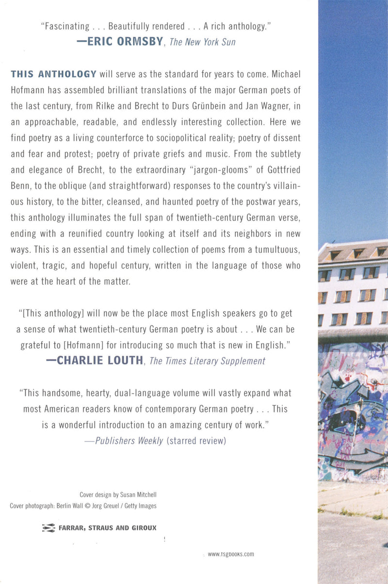 Twentieth-Century German Poetry