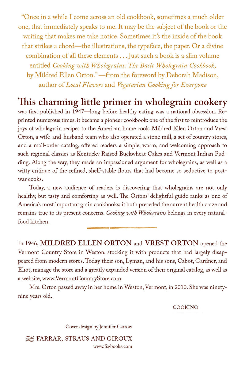 Cooking with Wholegrains