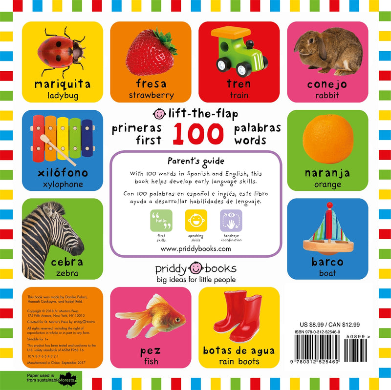 First 100 Lift-the-Flap Bilingual First Words