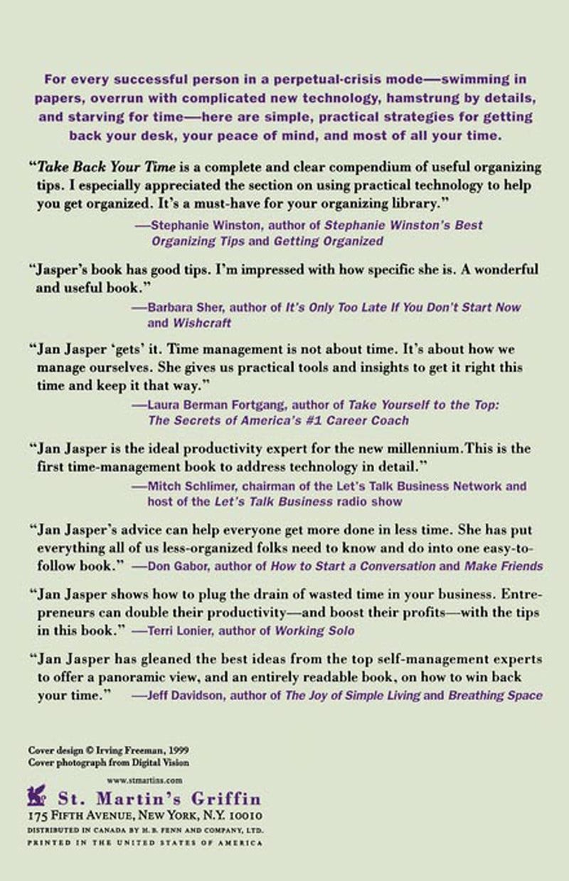 Take Back Your Time