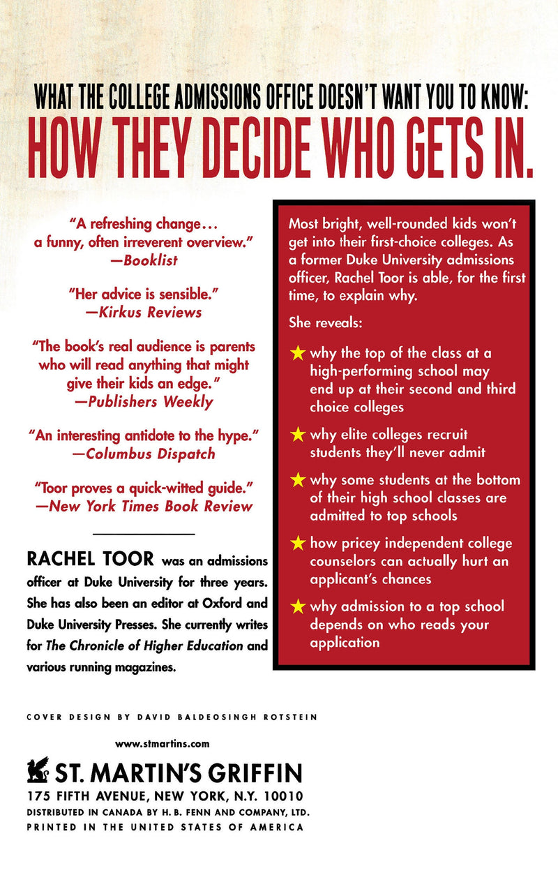 Admissions Confidential