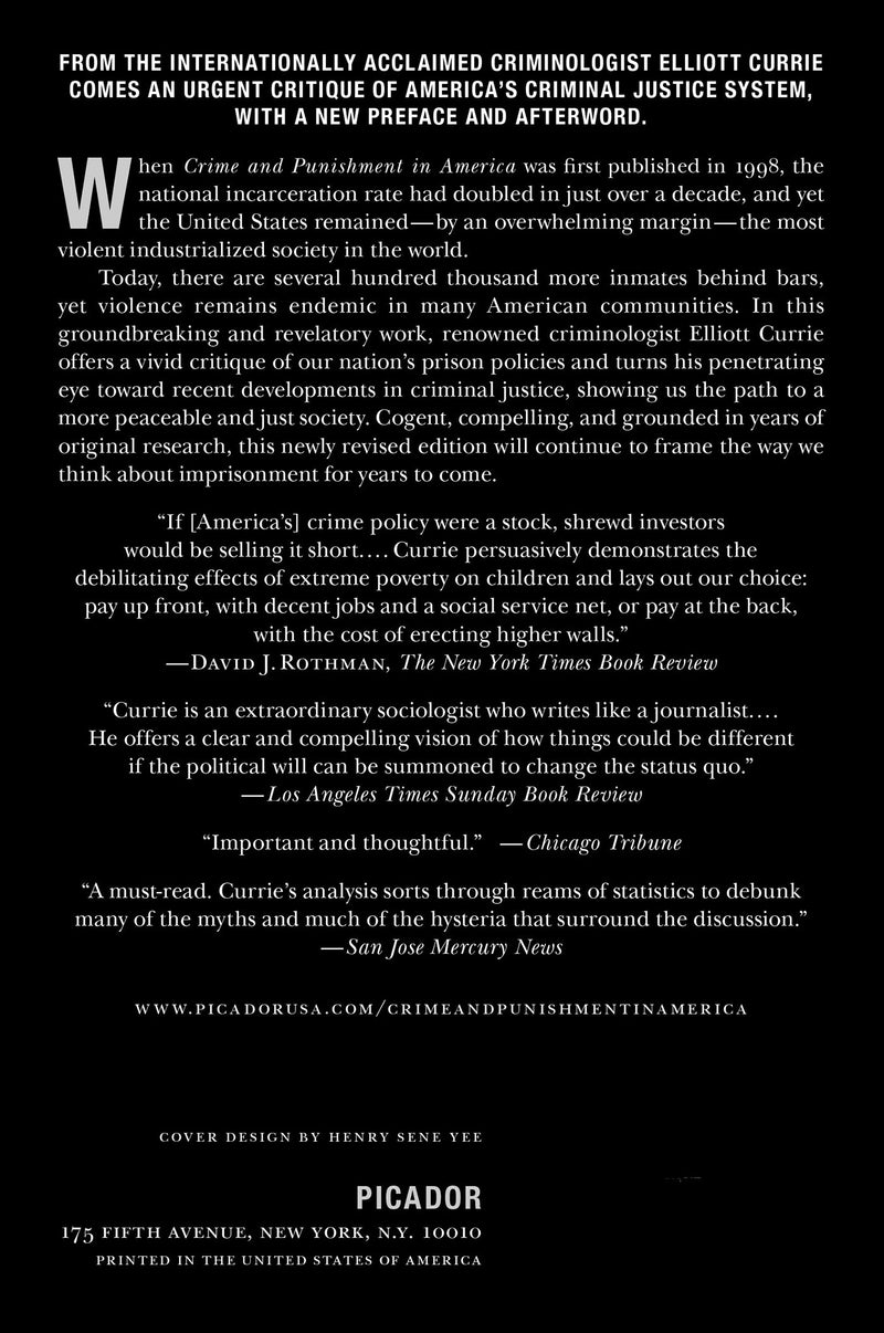 Crime and Punishment in America