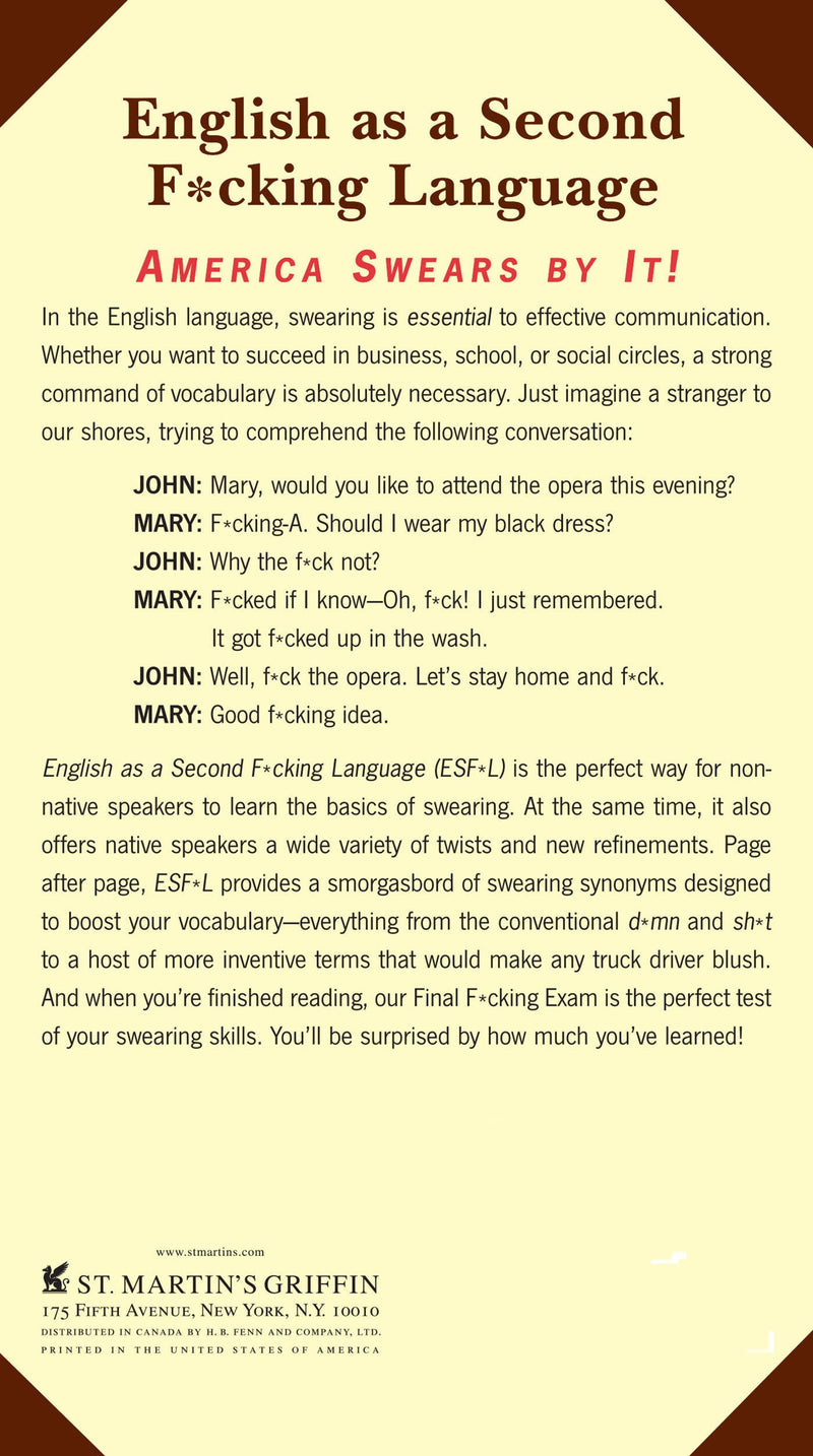 English as a Second F*cking Language