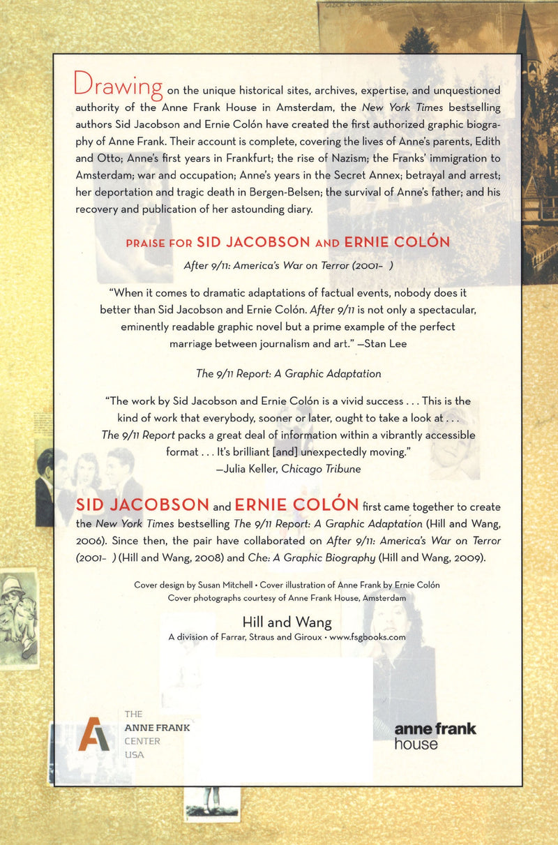 Anne Frank: The Anne Frank House Authorized Graphic Biography