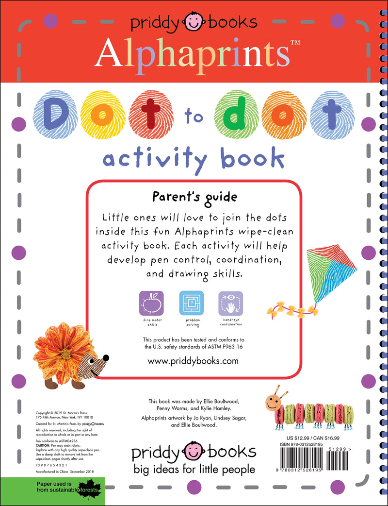Alphaprints Dot to Dot Activity Book