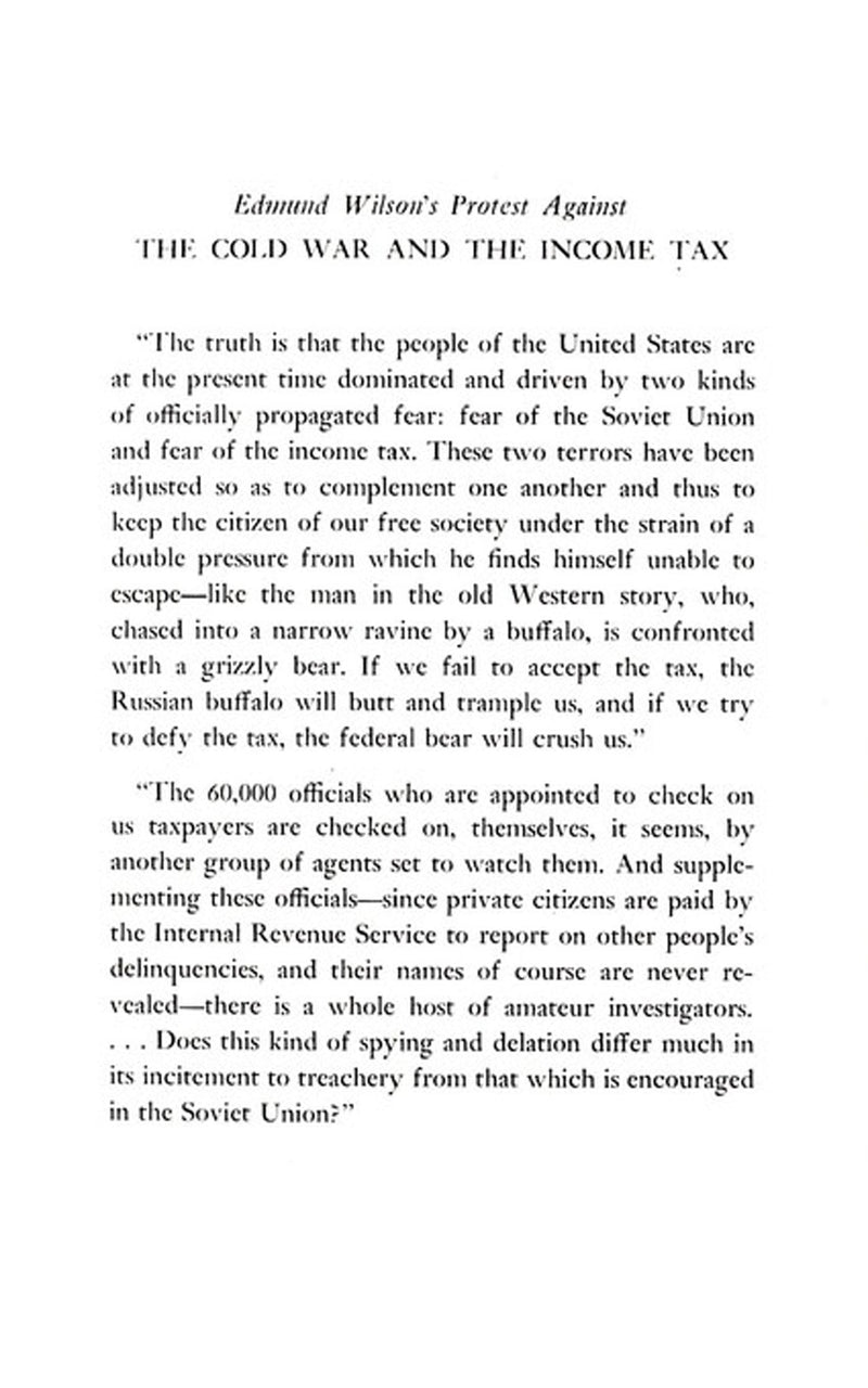 The Cold War and The Income Tax