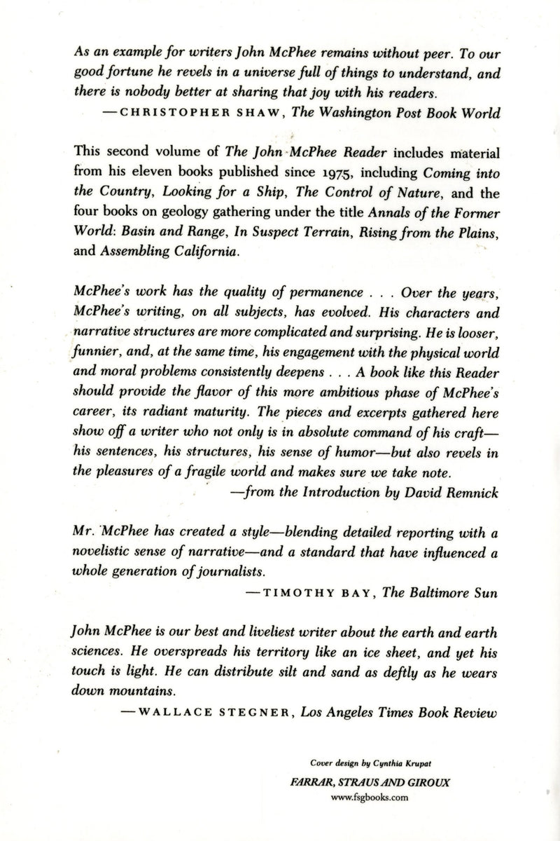 The Second John McPhee Reader