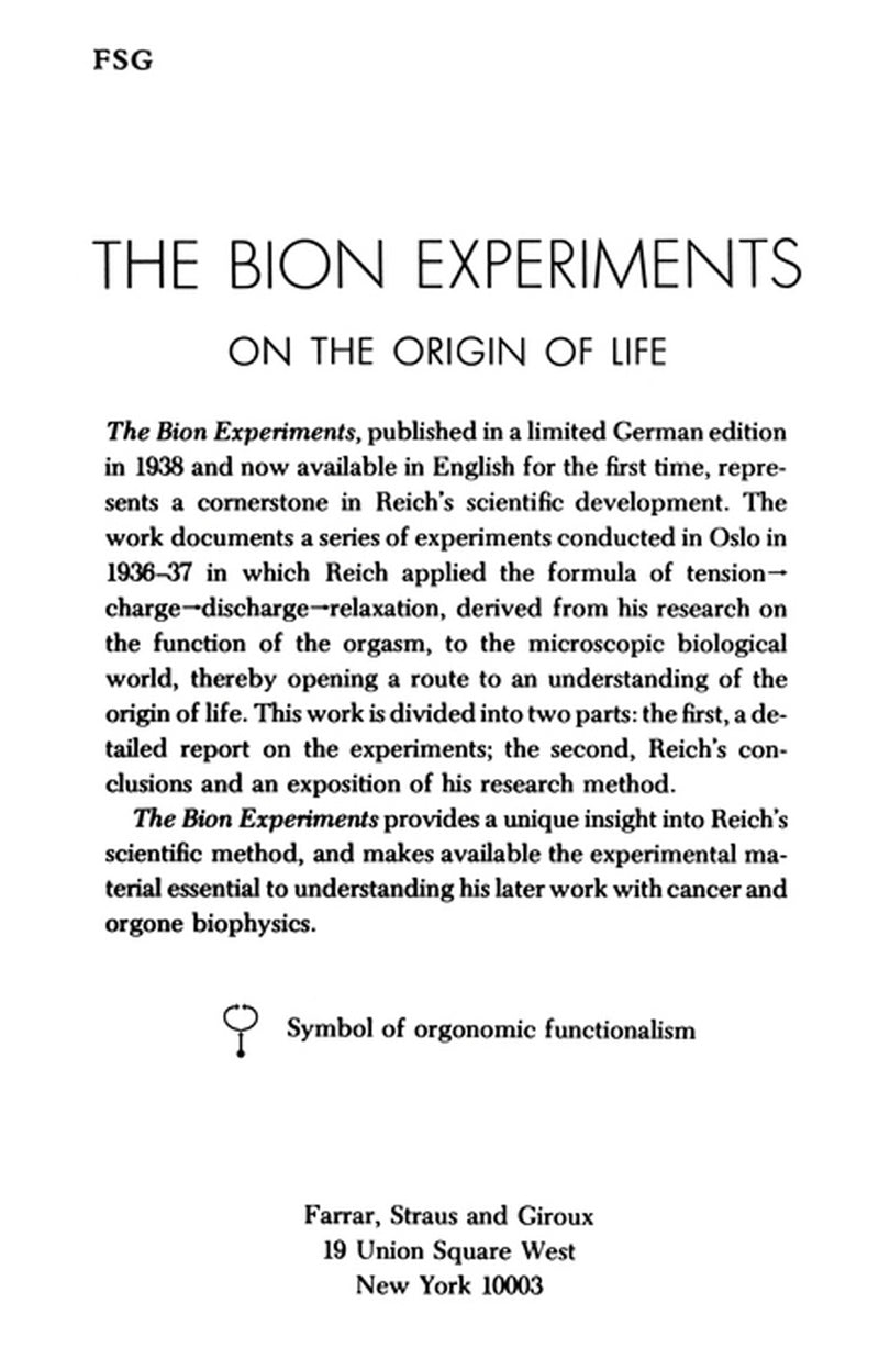 The Bion Experiments on the Origins of Life