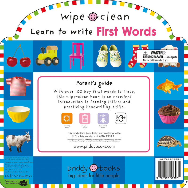 Wipe Clean: First Words