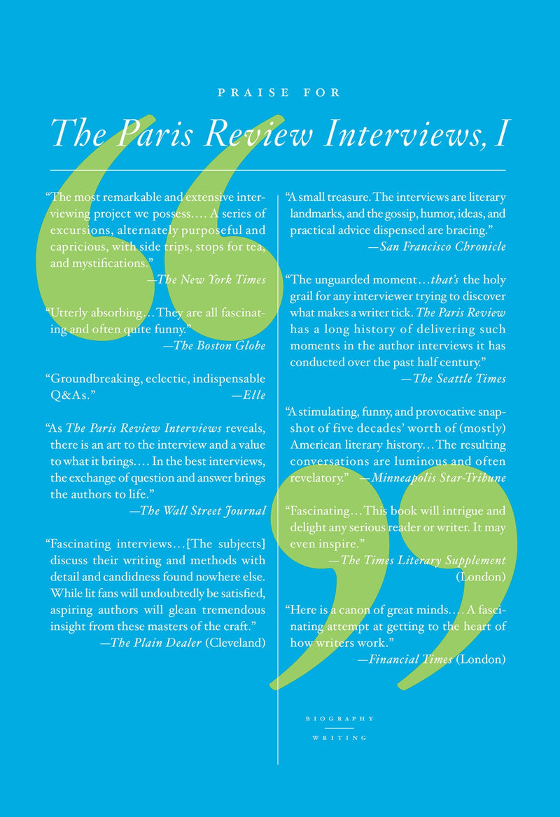 The Paris Review Interviews, II