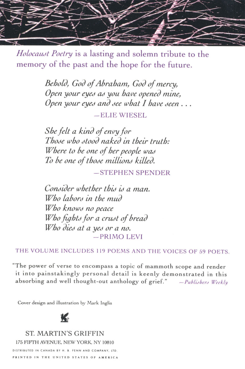 Holocaust Poetry