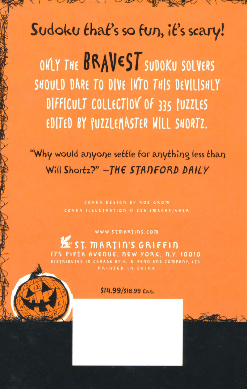 Will Shortz Presents The Little Orange Book of Harrowing Sudoku