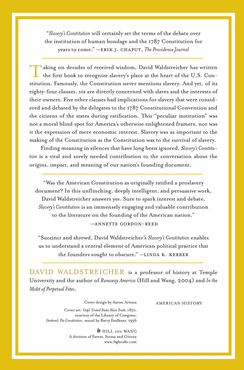 Slavery's Constitution