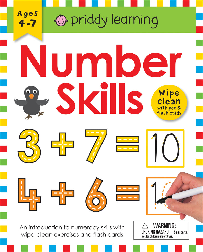 Wipe Clean Workbook: Number Skills (enclosed spiral binding)