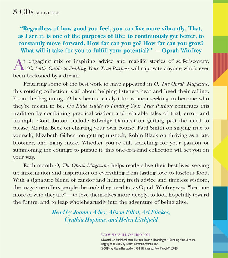O's Little Guide to Finding Your True Purpose