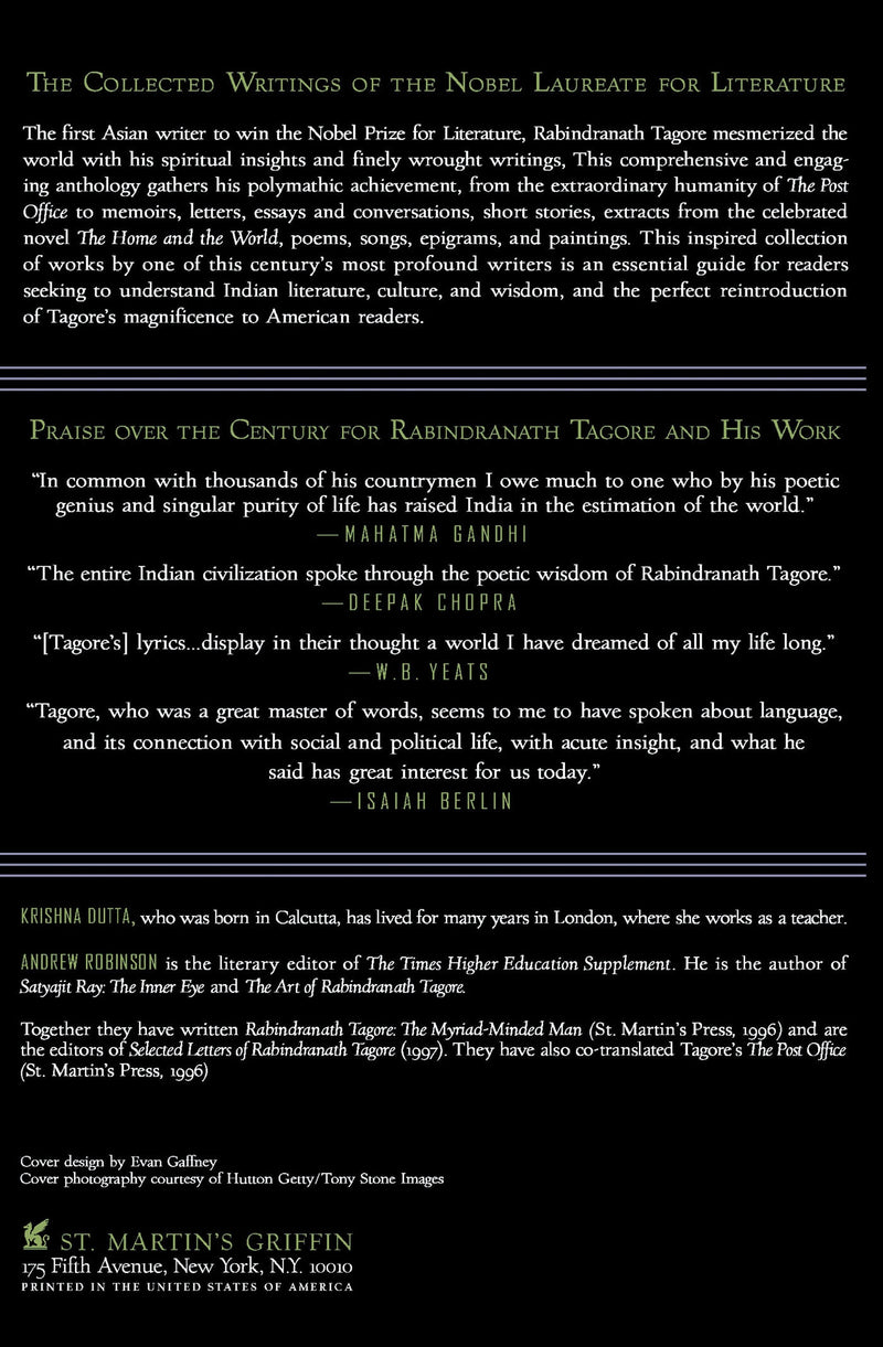 Rabindranath Tagore: An Anthology