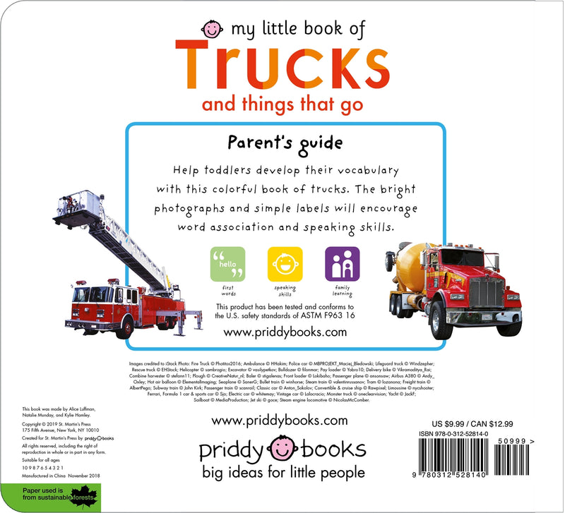 My Little Book of Trucks and Things That Go