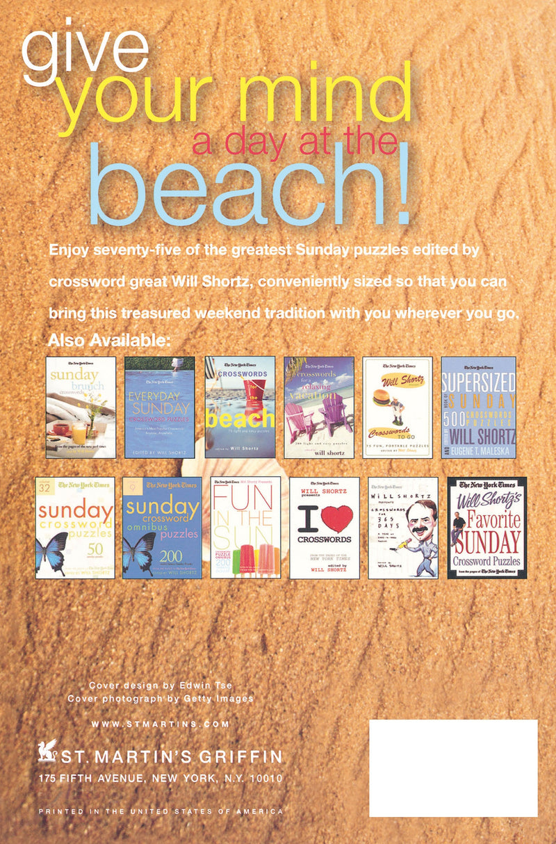The New York Times Sunday at the Seashore Crosswords