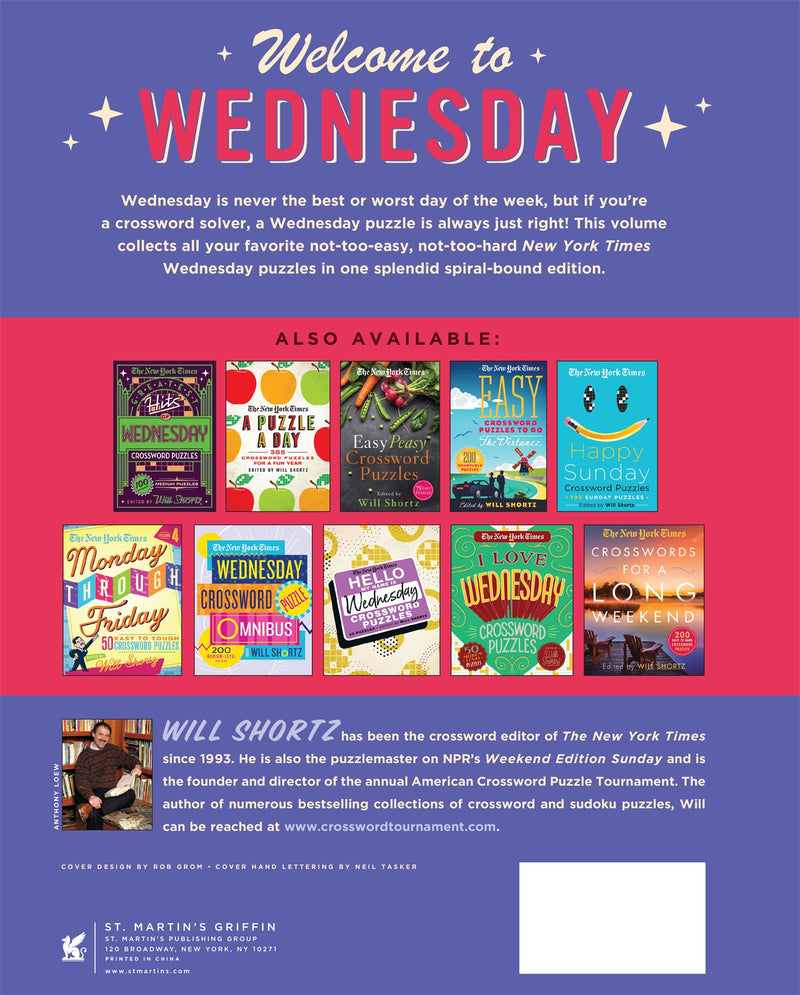The New York Times Wednesday Crossword Puzzles Volume 3