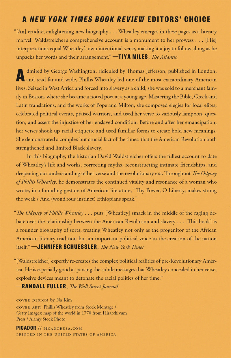 The Odyssey of Phillis Wheatley