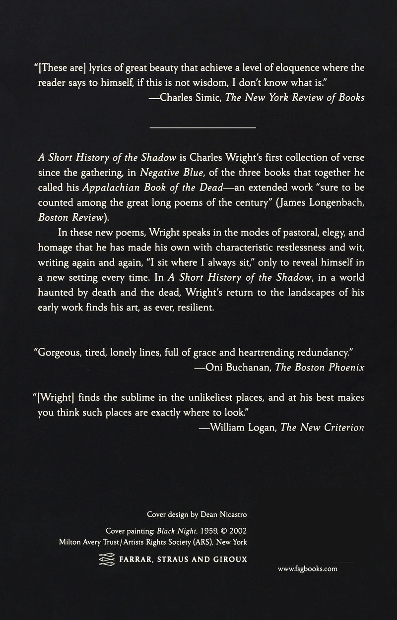 A Short History of the Shadow