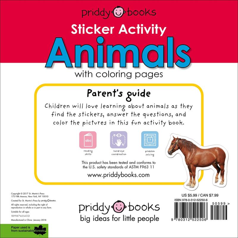 Sticker Activity Animals