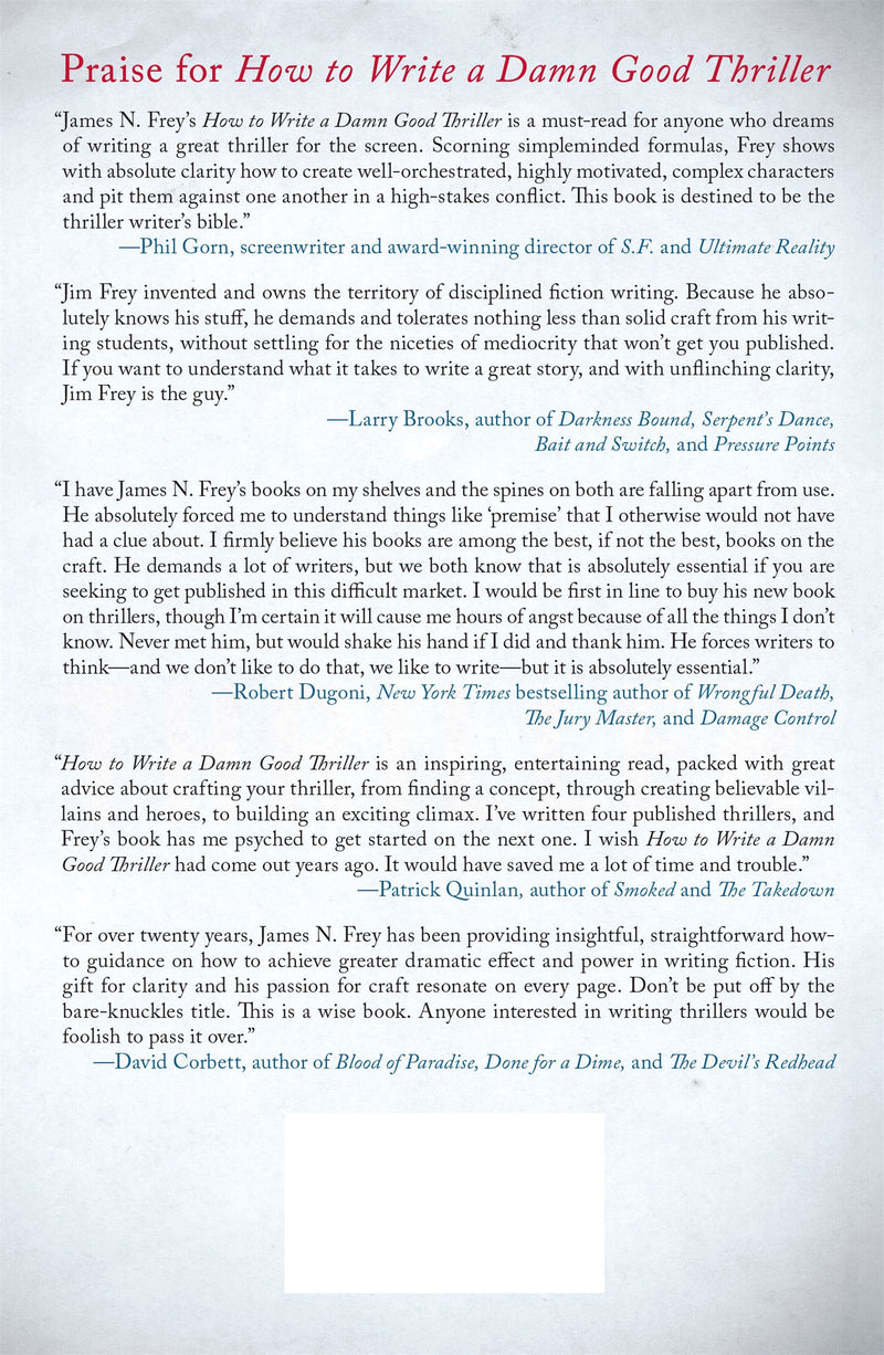 How to Write a Damn Good Thriller
