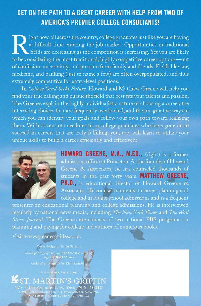 College Grad Seeks Future