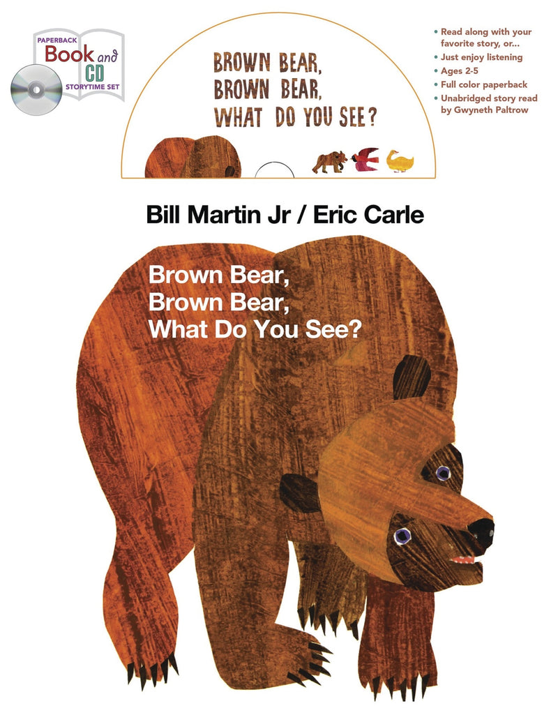 Brown Bear book and CD storytime set