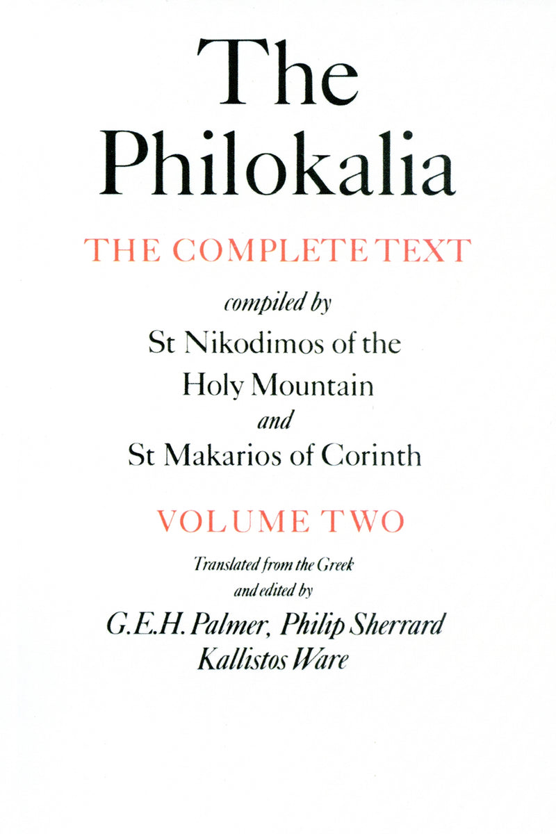 The Philokalia, Volume 2