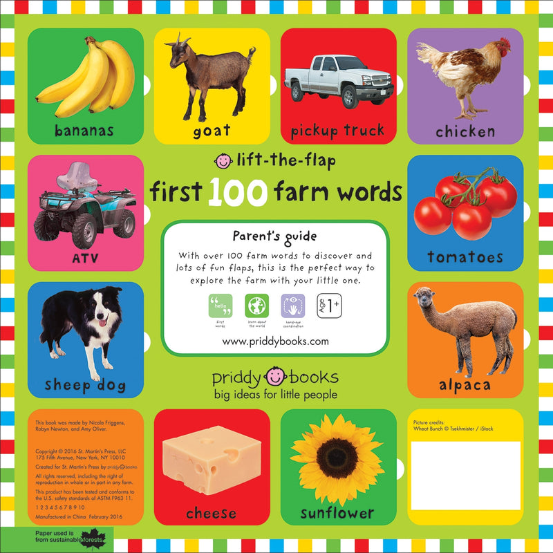 First 100 Lift The Flap Farm Words