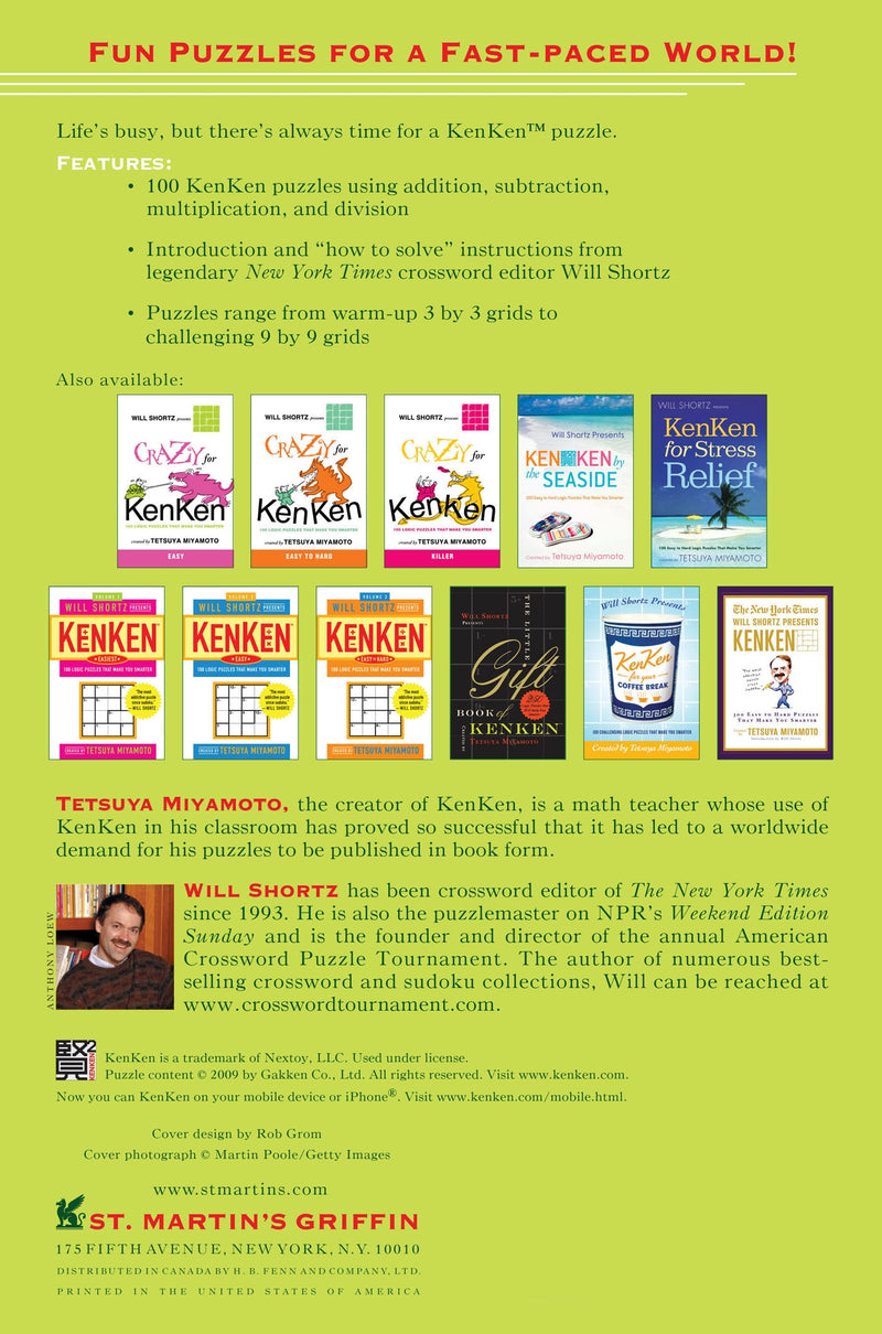 Will Shortz Presents KenKen to Go