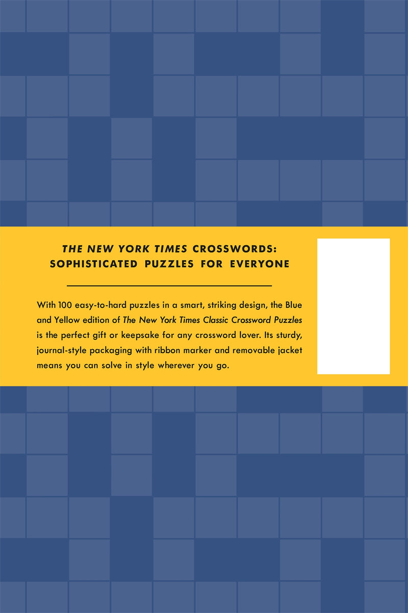 The New York Times Classic Crossword Puzzles (Blue and Yellow)