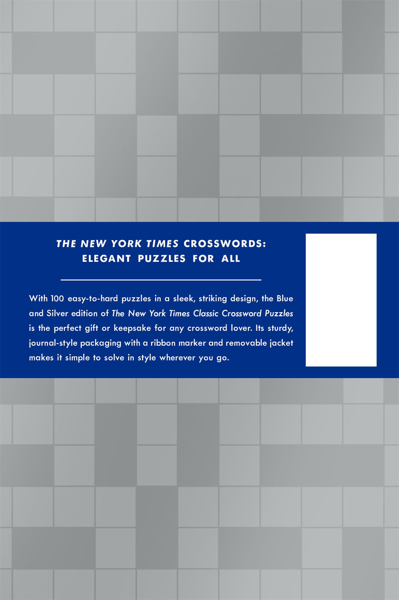 The New York Times Classic Crossword Puzzles (Blue and Silver)