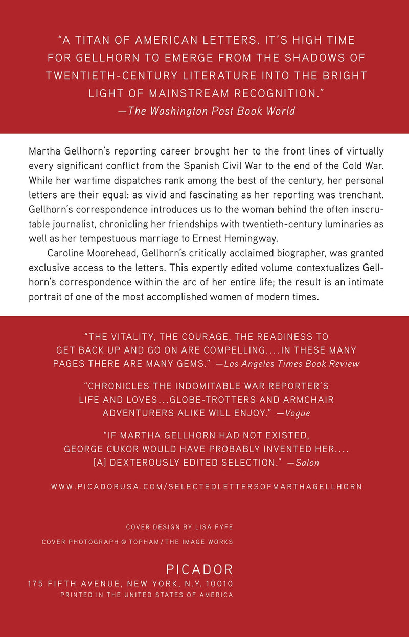 Selected Letters of Martha Gellhorn