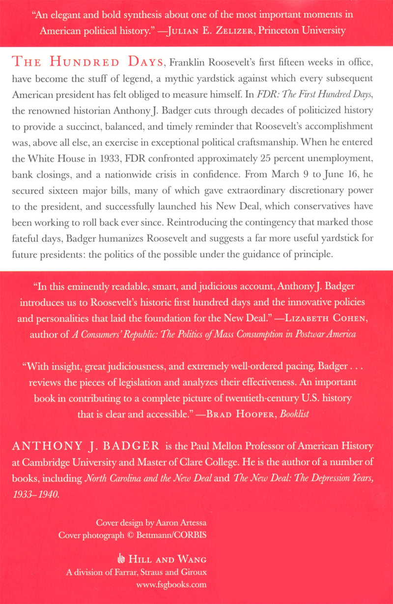 FDR: The First Hundred Days