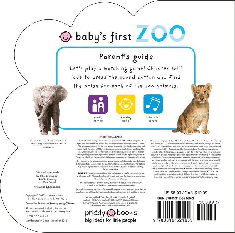 Baby's First Sound Book: Zoo