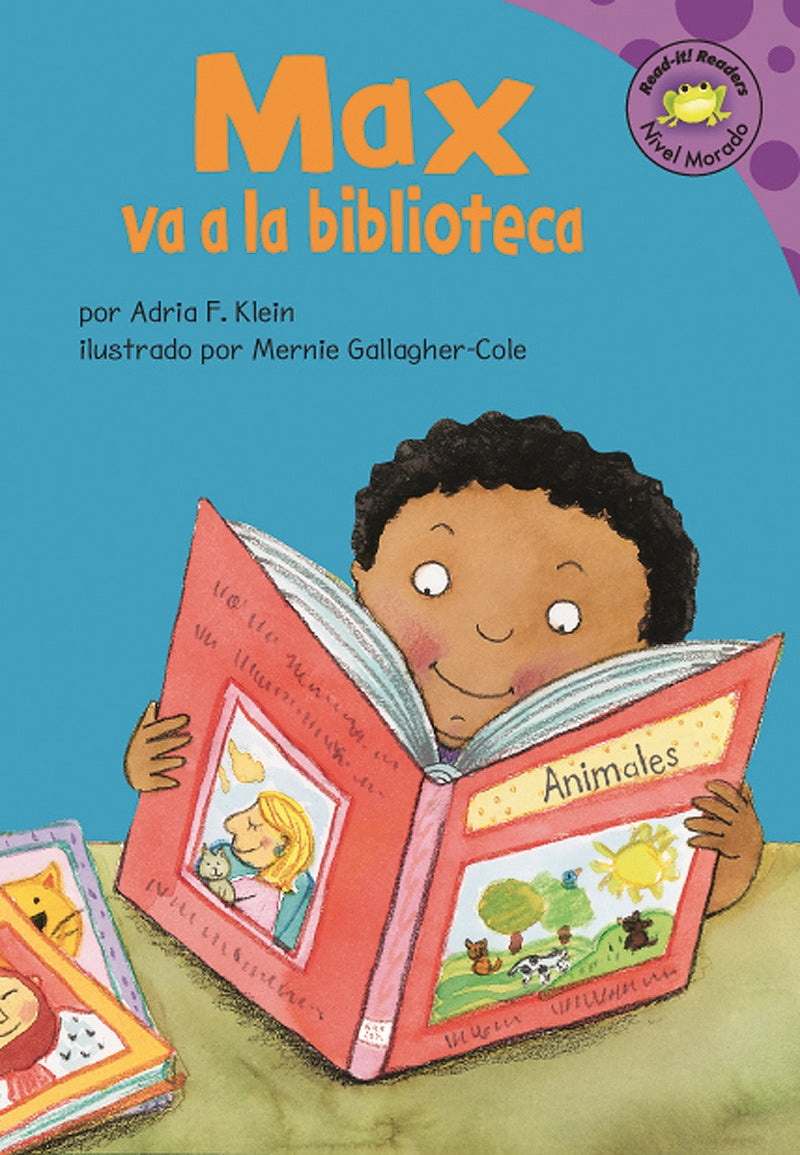 Max va a la biblioteca