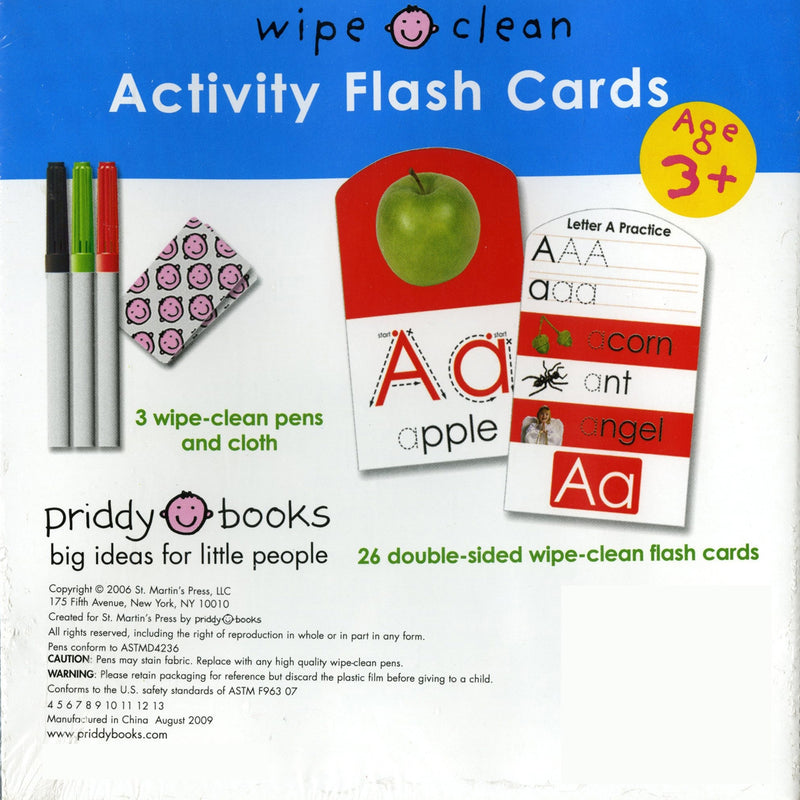 Wipe-Clean: Activity Flash Cards Letters