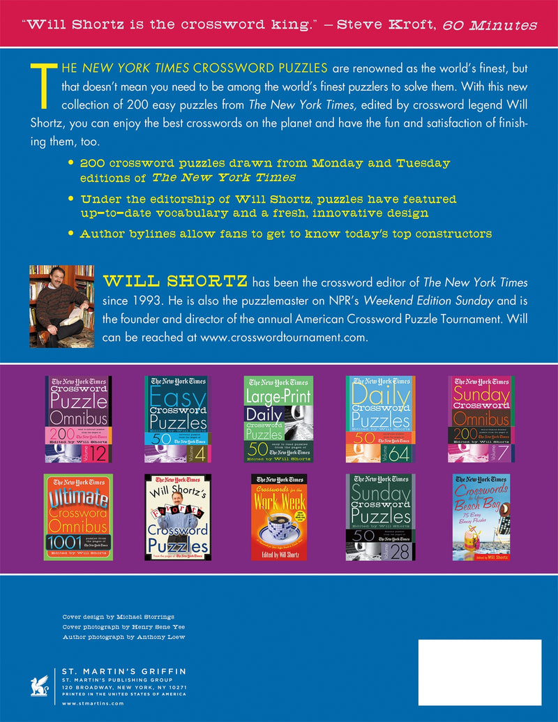 The New York Times Easy Crossword Puzzle Omnibus Volume 2
