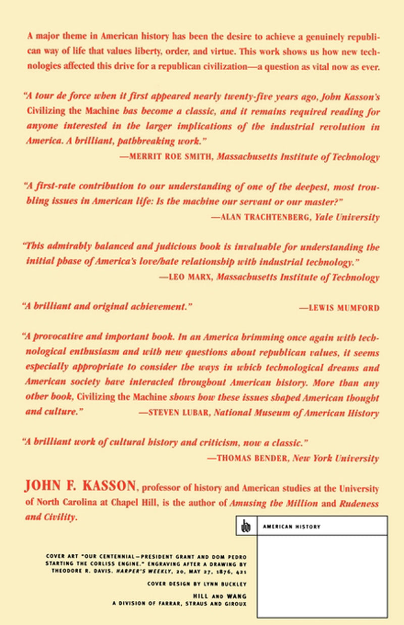 Civilizing the Machine