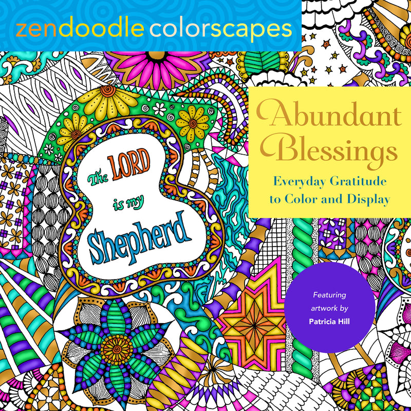 Zendoodle Colorscapes: Abundant Blessings