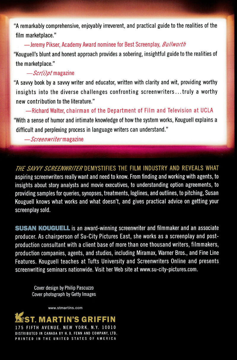 The Savvy Screenwriter