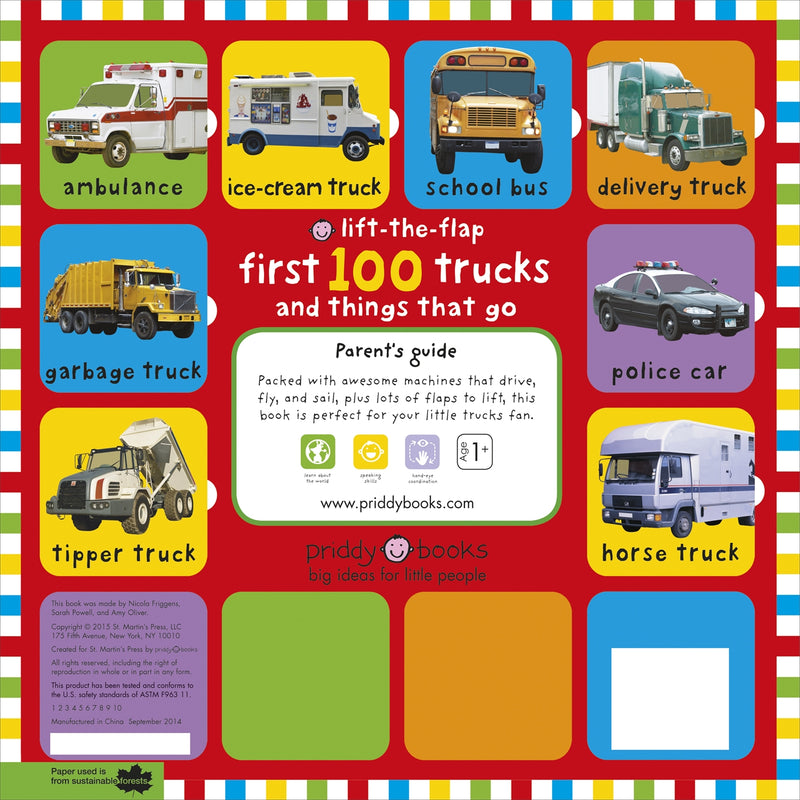 First 100 Trucks and Things That Go Lift-the-Flap