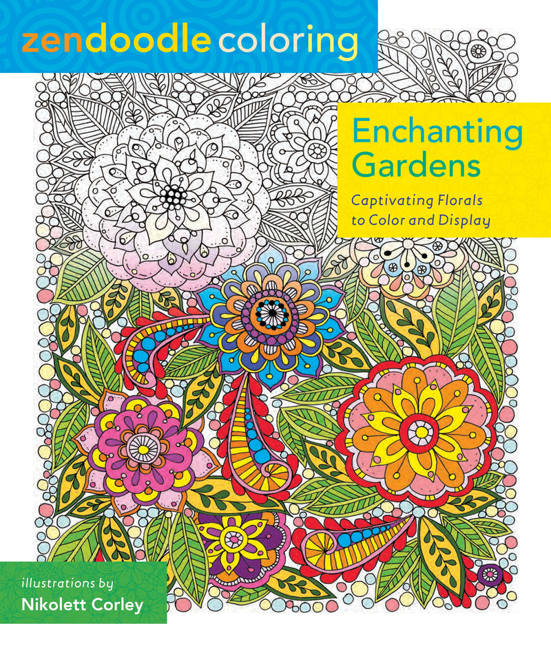 Zendoodle Coloring: Enchanting Gardens