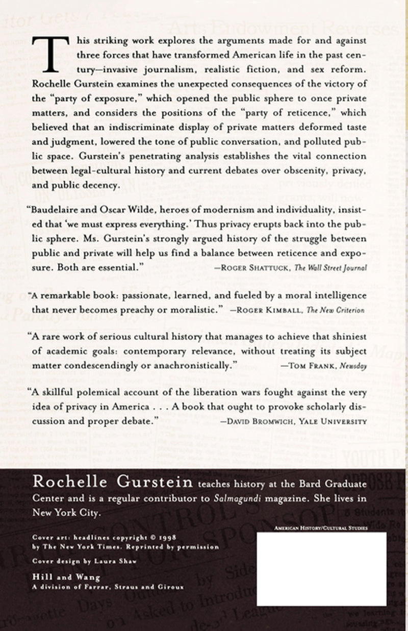 The Repeal of Reticence
